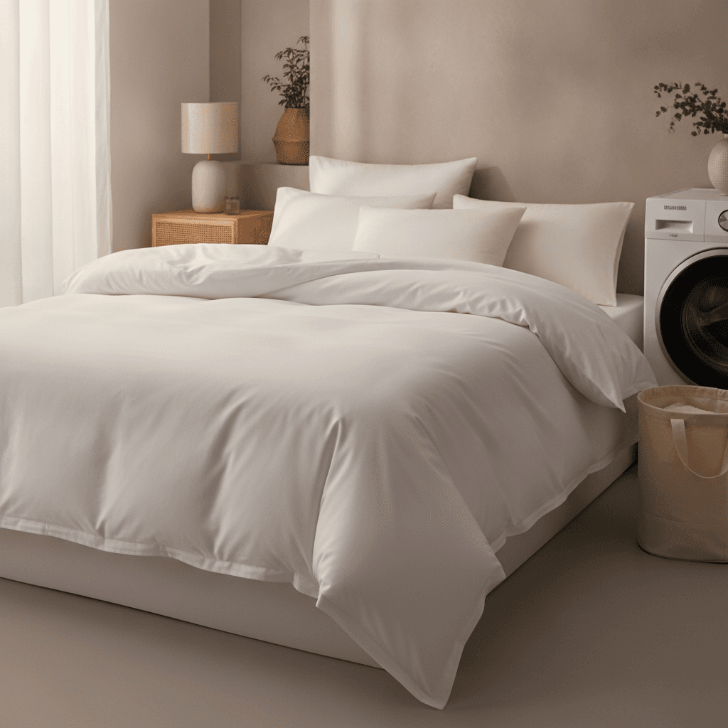Giặt Chăn Lông Vũ Microfiber Tại Nhà: Bí quyết để không vón cục và giữ độ êm mượt
