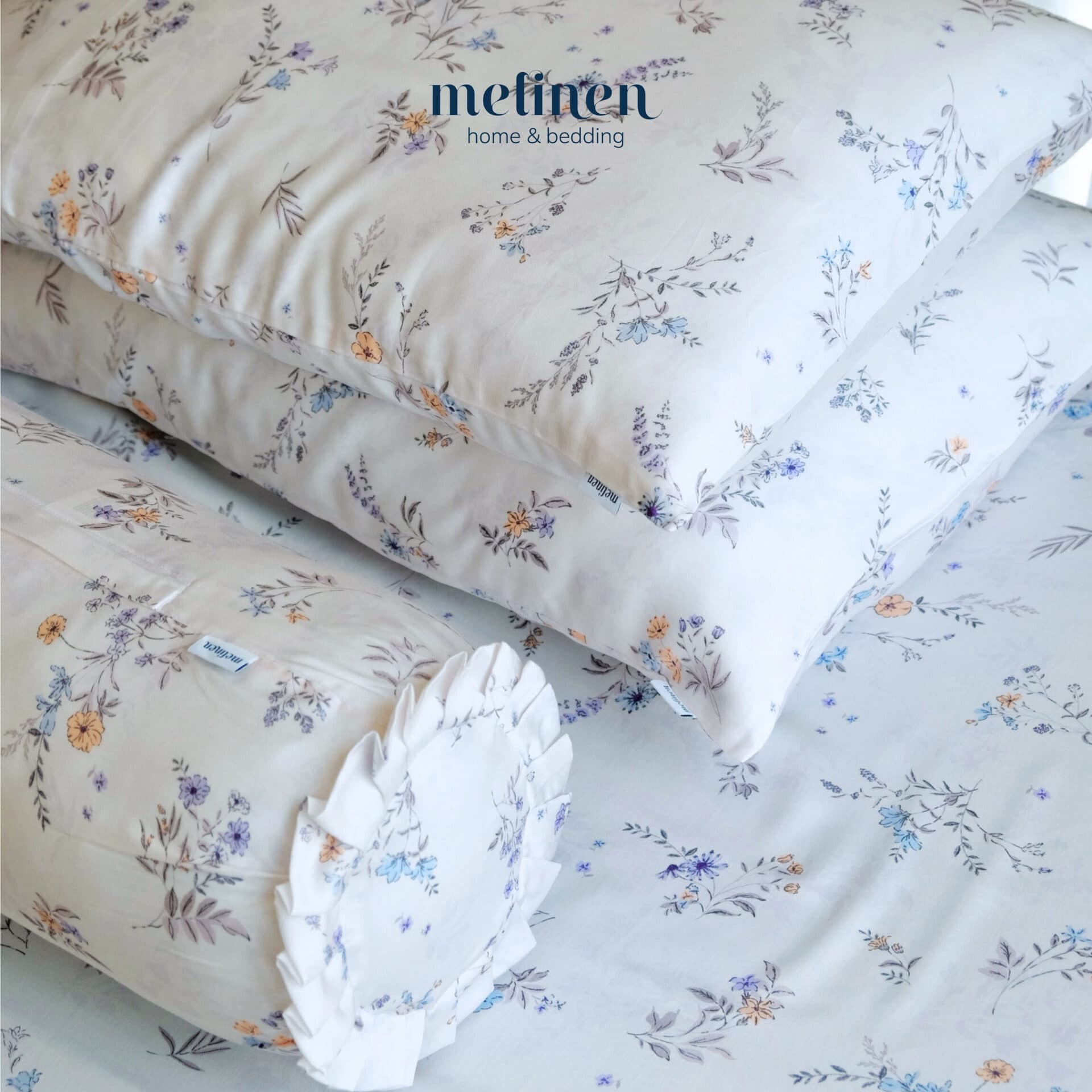Bộ Ga Gối 3 Món Lụa Tencel 60s Lupins
