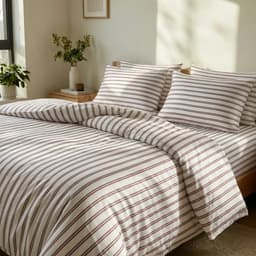 Bộ Chăn Ga Gối 5 Món Lụa Tencel 60s Urban Stripe 6