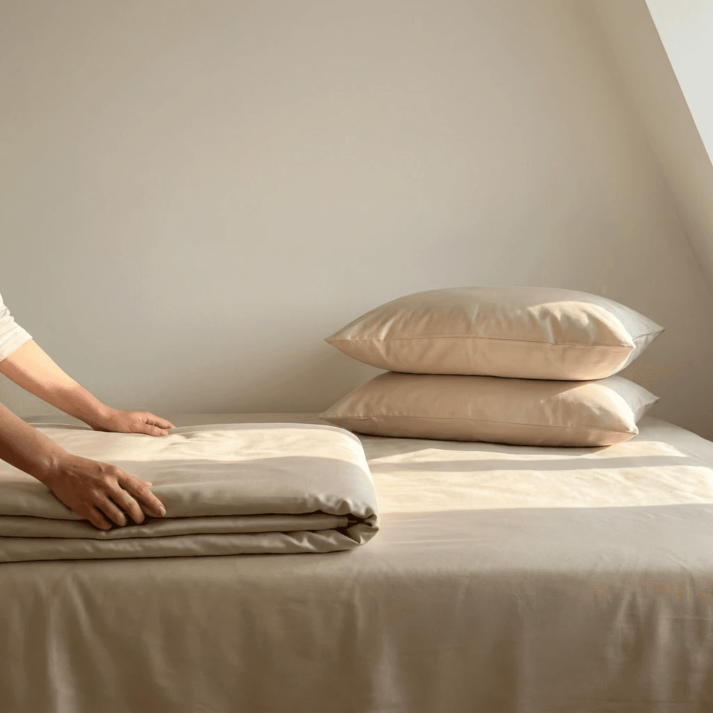 Phòng Ngủ Chung Cư Nhỏ: Cách Phối Chăn Ga Cho Cảm Giác Rộng Rãi Hơn