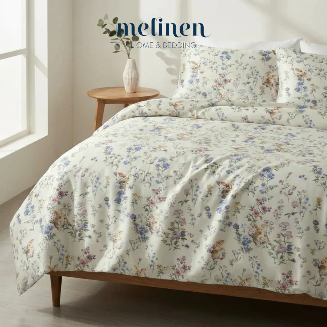 Chăn Chần Gòn Microfiber Lụa Tencel Vườn Địa Đàng