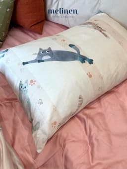 Bộ Chăn Ga Gối 5 Món Lụa Tencel 60s Kitten 6