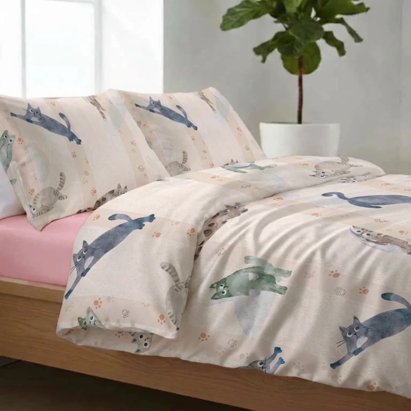 Chăn Chần Gòn Microfiber Lụa Tencel Kitten