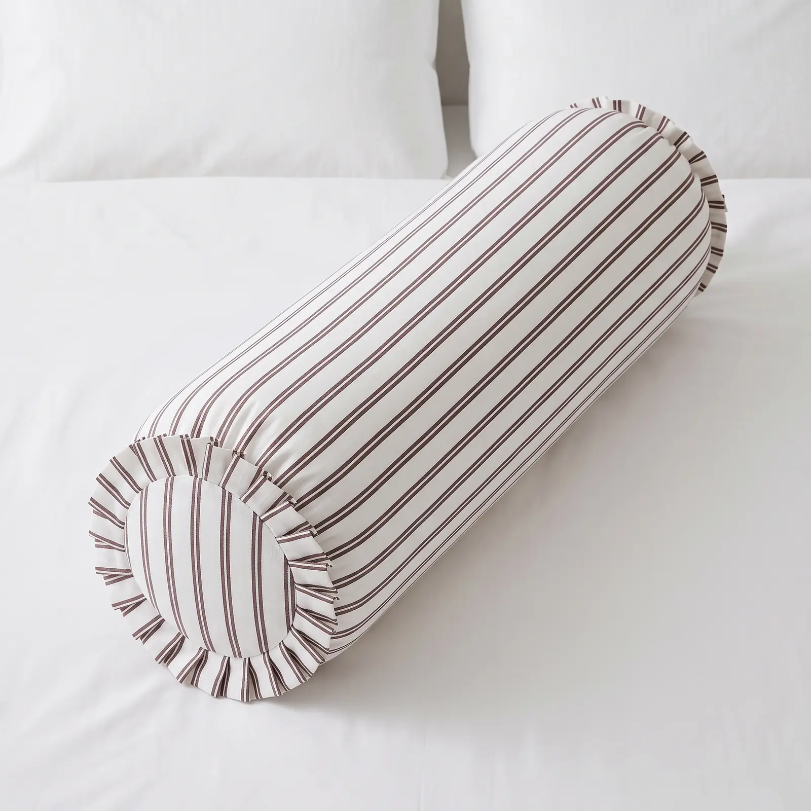 Vỏ Gối Ôm Lụa Tencel 60s Họa Tiết Urban Stripe 70x100 Có Bèo