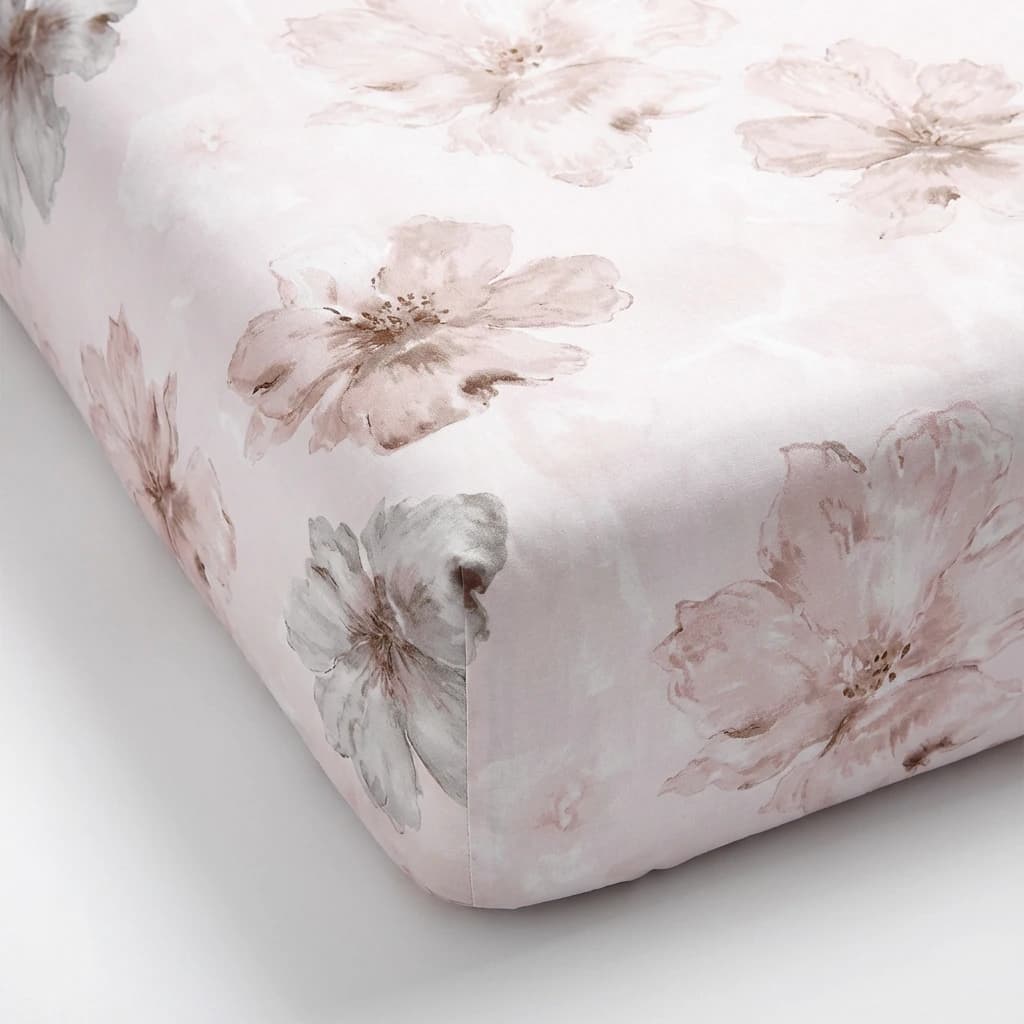 Ga Giường Lụa Tencel 60s Hoa Hồng