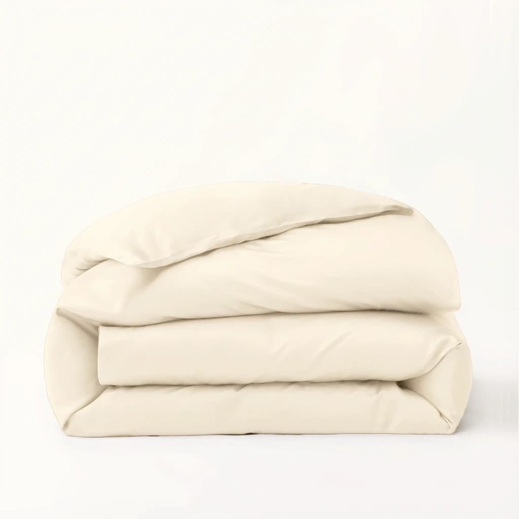 Vỏ Chăn Cotton Satin Màu Trơn