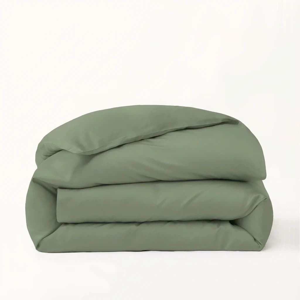 Vỏ Chăn Cotton Satin Màu Trơn