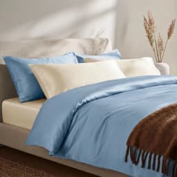 Bộ Ga Gối 3 món Lụa Tencel 60s Màu Trơn 6