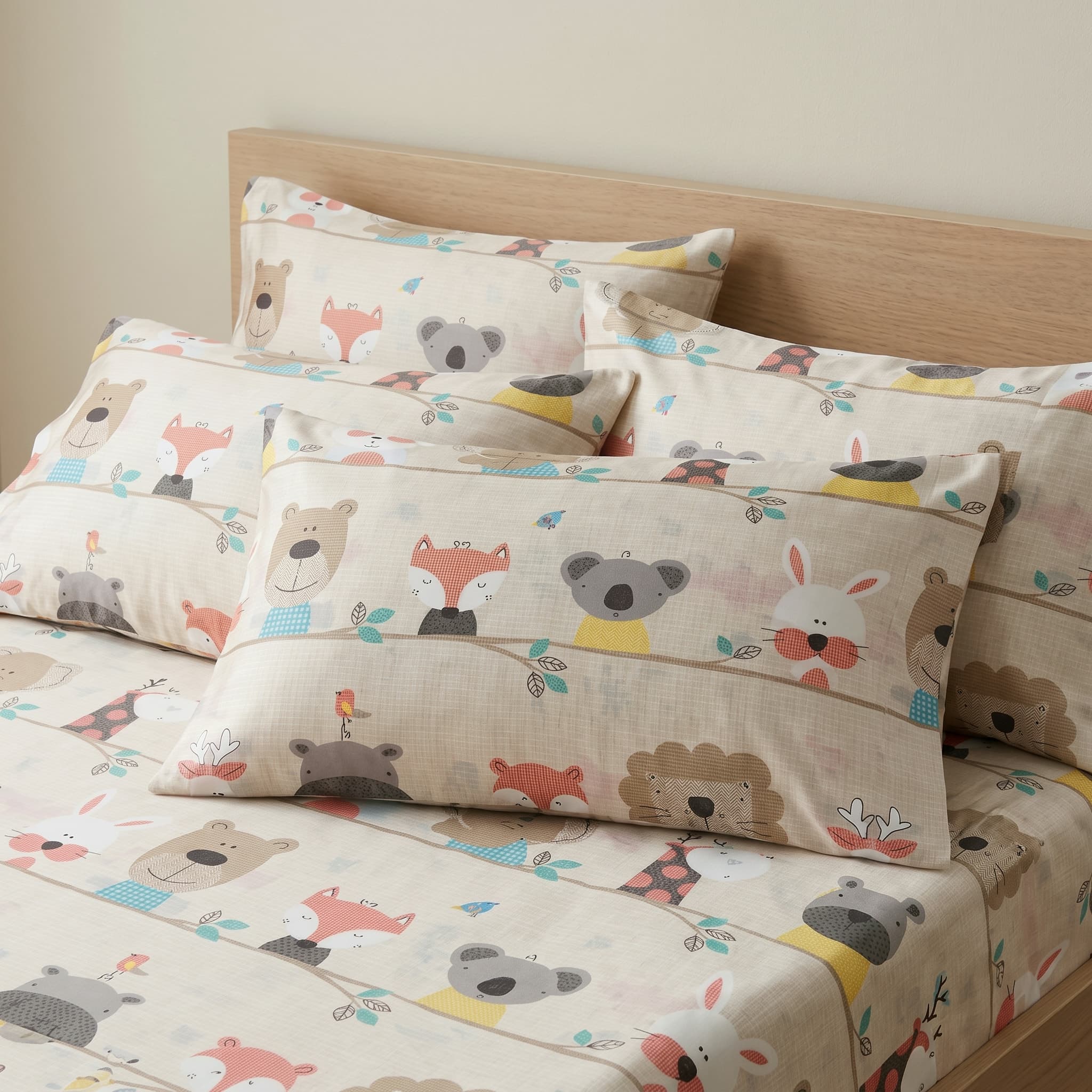 Ga Giường Lụa Tencel 60s Họa Tiết Safari