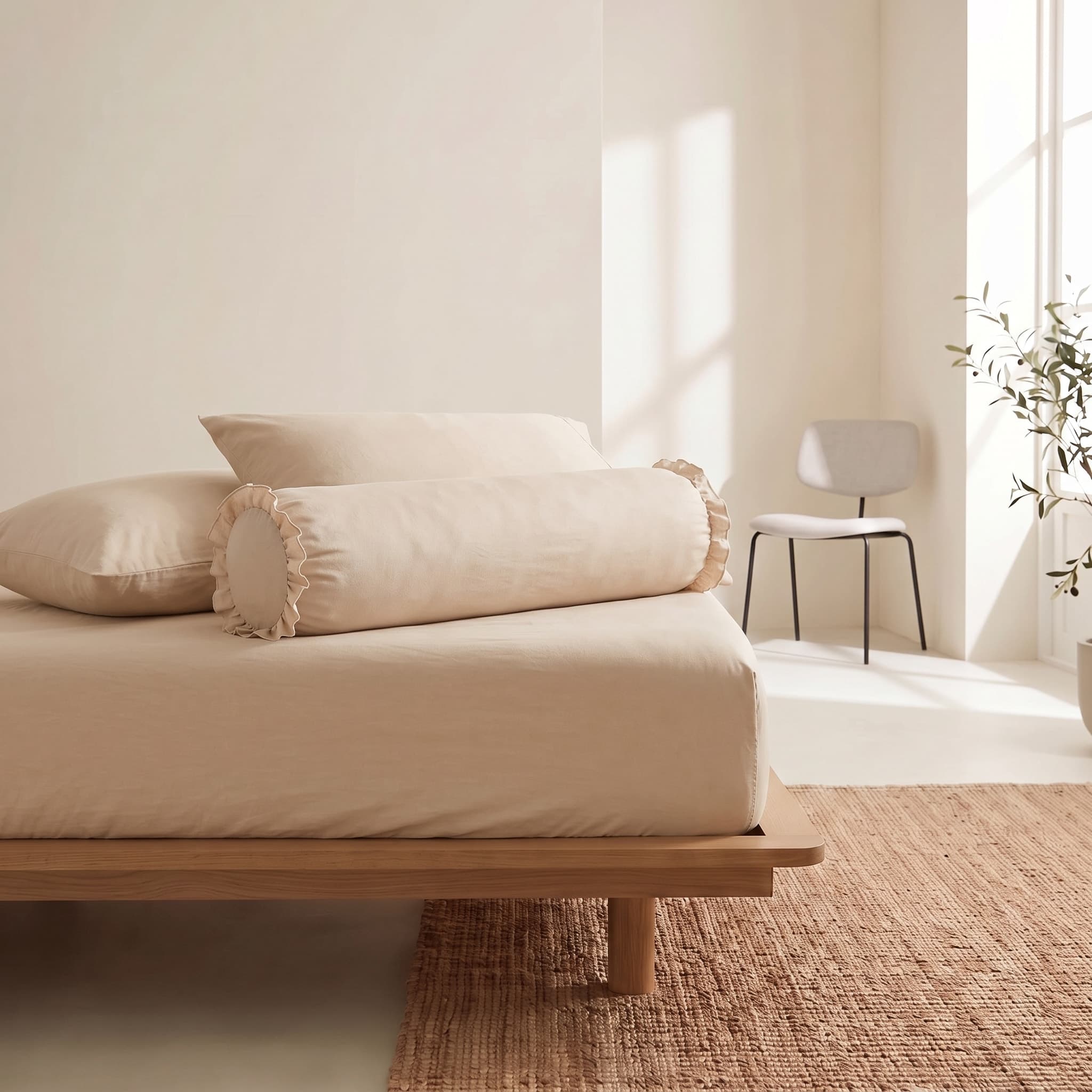 Bộ Ga Gối 4 món Washed Cotton