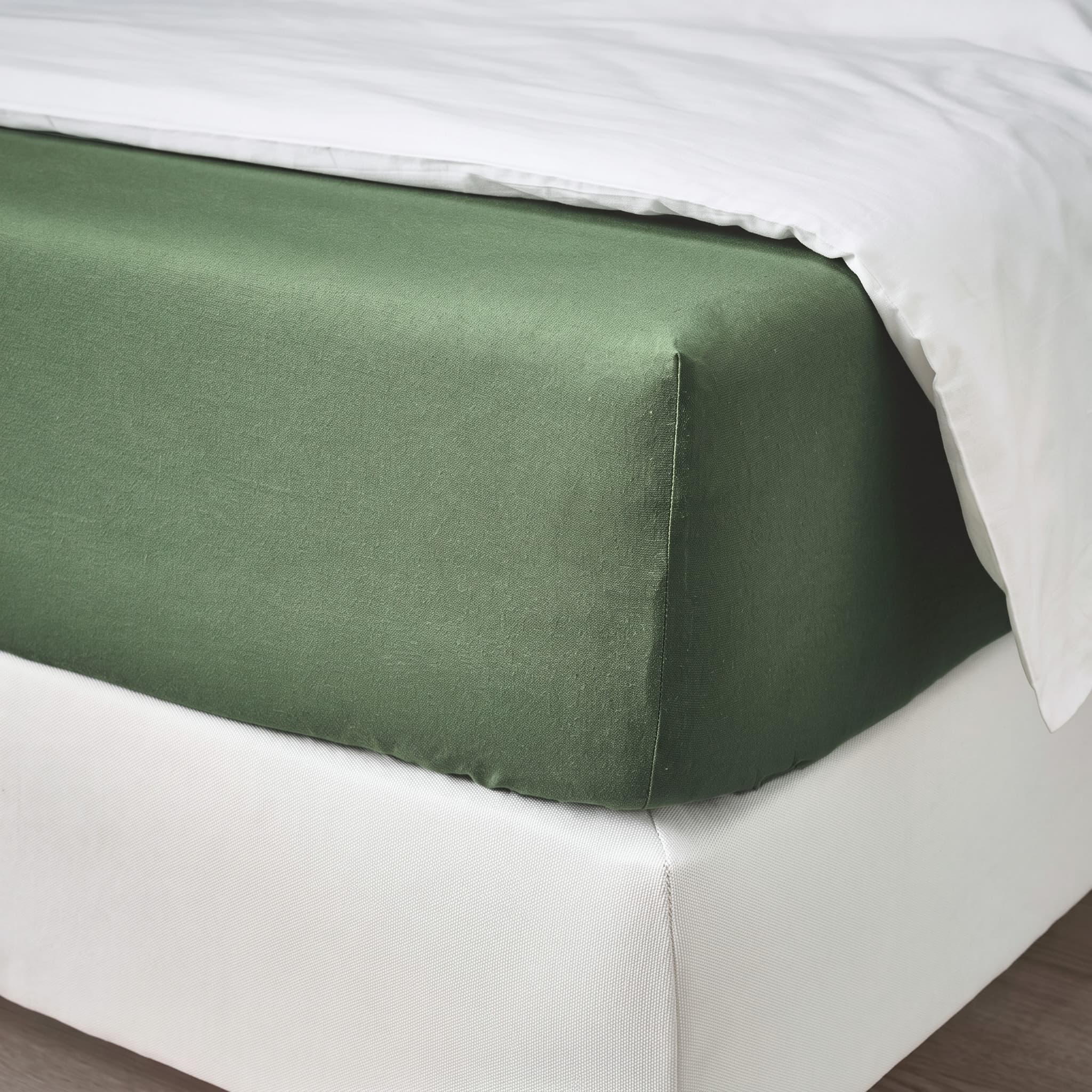 Ga Giường Cotton Satin Màu Trơn
