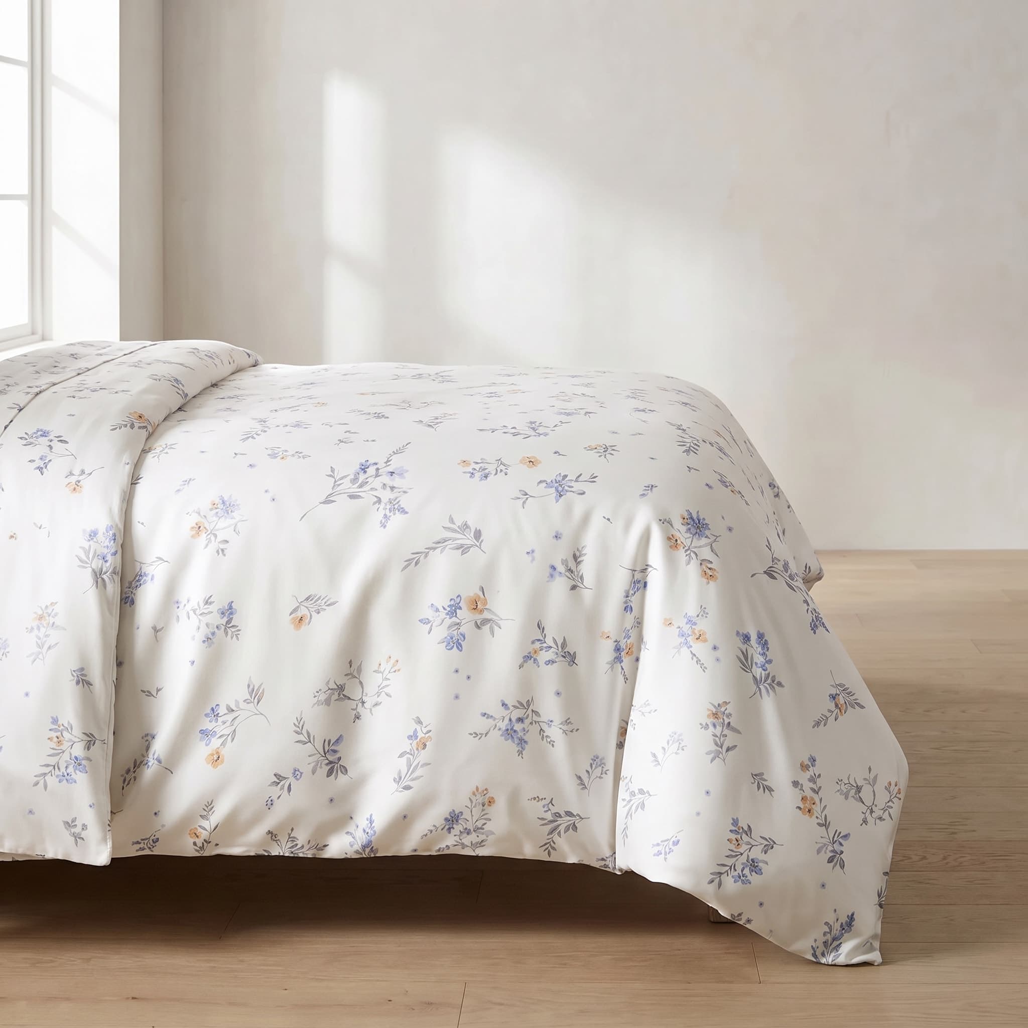 Chăn Chần Gòn Microfiber Lụa Tencel Họa Tiết Lupins