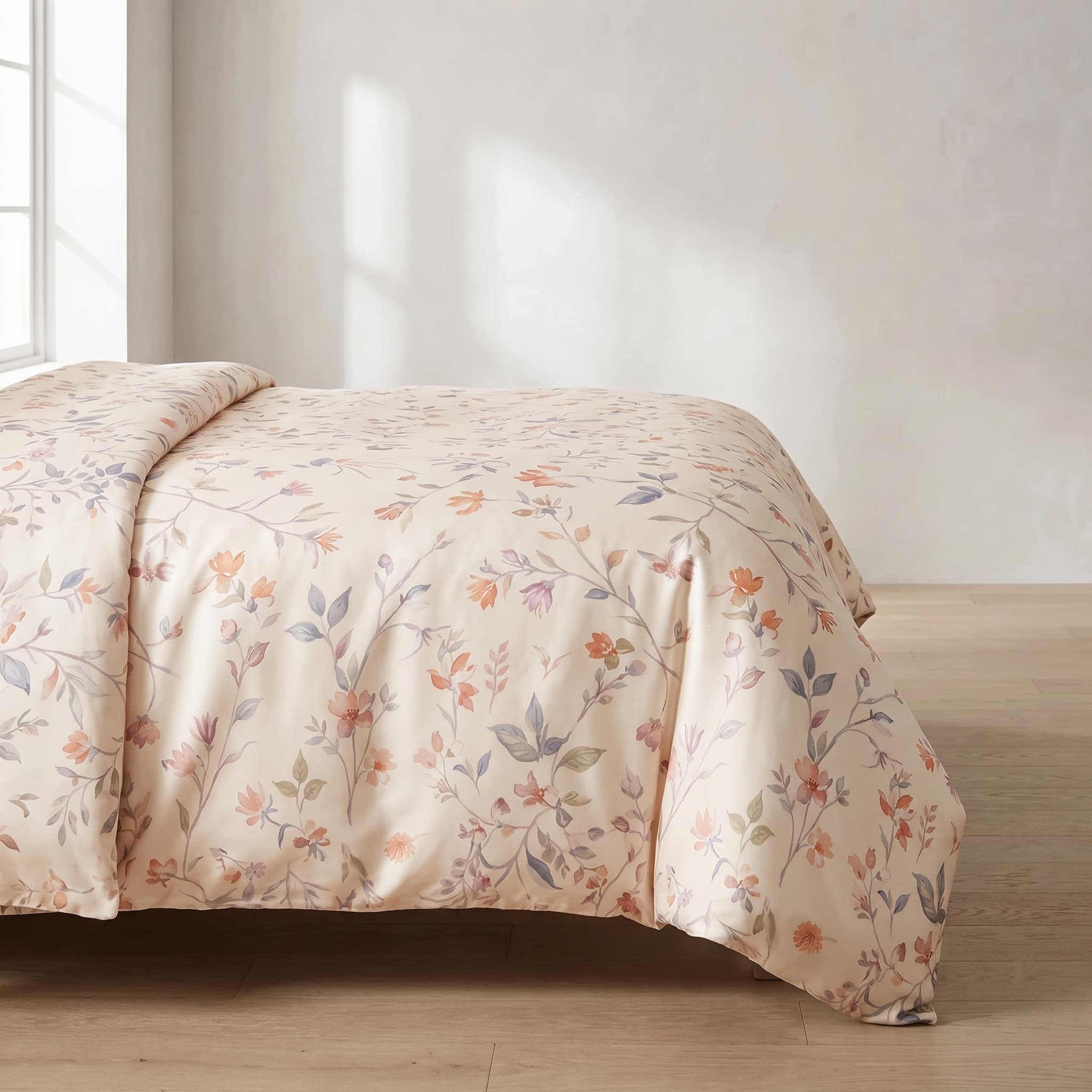 Chăn Chần Gòn Microfiber Lụa Tencel Họa Tiết Spring
