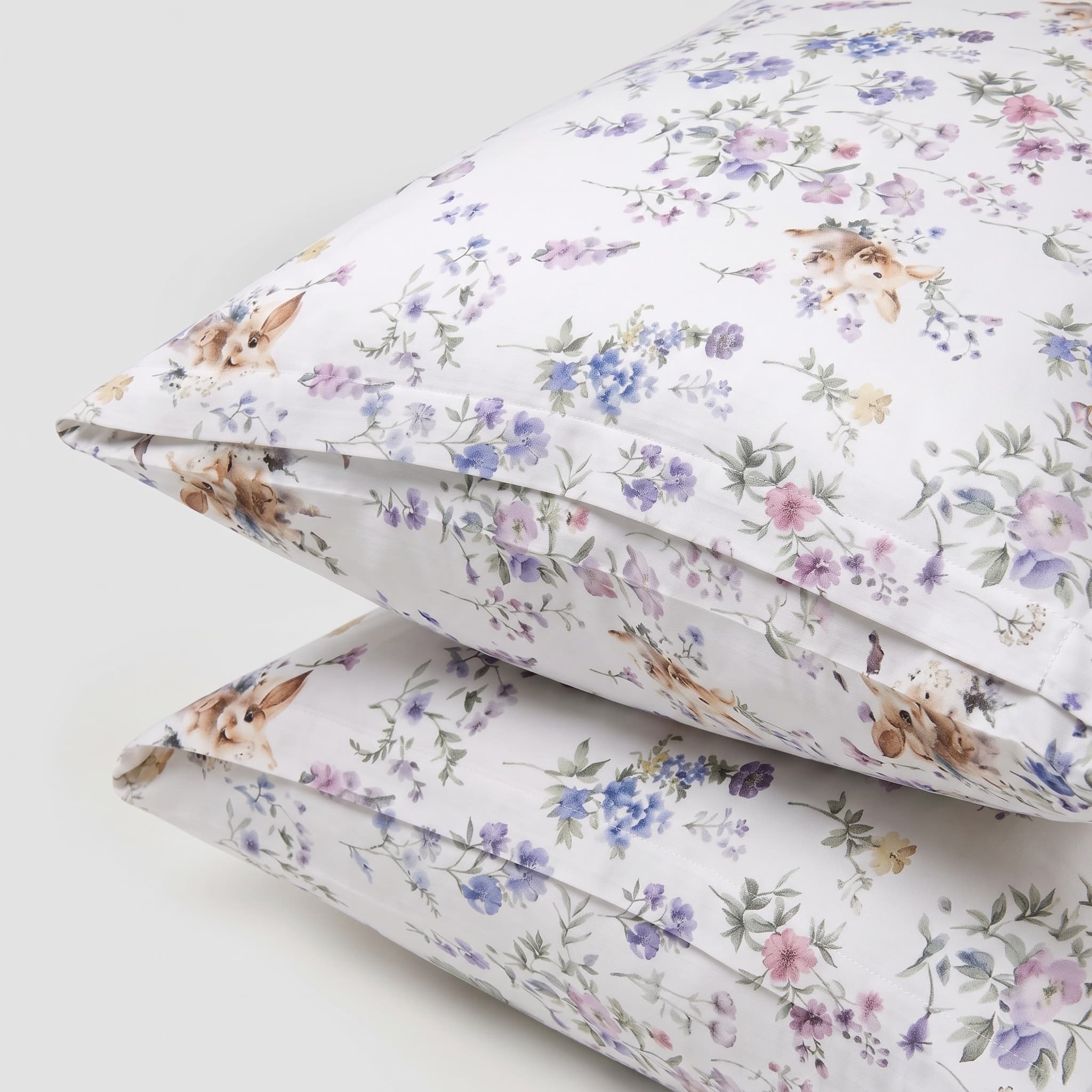 Vỏ Gối Nằm Tencel 60S Họa Tiết Vườn Địa Đàng