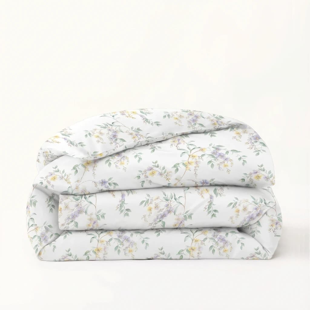 Vỏ Chăn Lụa Tencel 60s Chùm Hoa
